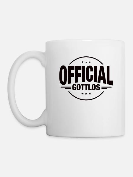 Offiziell Gottlos lustiger Spruch Geschenk - Tasse - Weiß