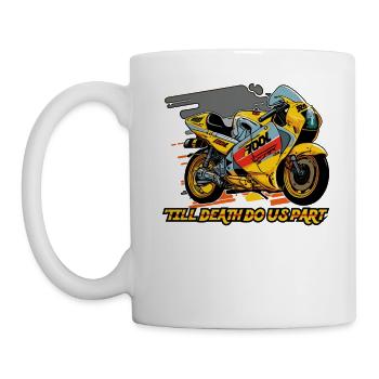 Super Sport Sporttourer Motorrad - Tasse - Weiß - Links