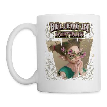 Waldfee, Woodnymph, Fairycore, Elfe Spruch - Tasse - Weiß - Links