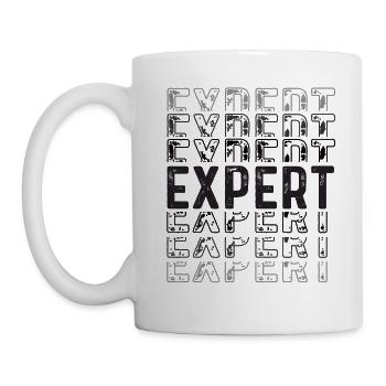 Meilleur expert The Man The Legend - Mug blanc - blanc - Gauche