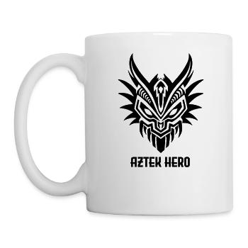 Stammes Symbol: Held der Azteken - Tasse - Weiß - Links