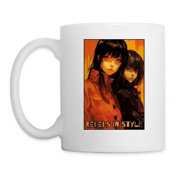 Rebels in Style: Anime Girl - Mug - white - Left
