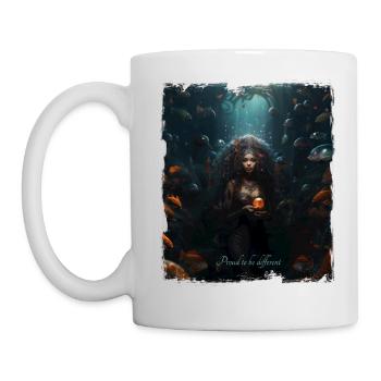 Dans l'antre de la sirène - Mug blanc - blanc - Gauche