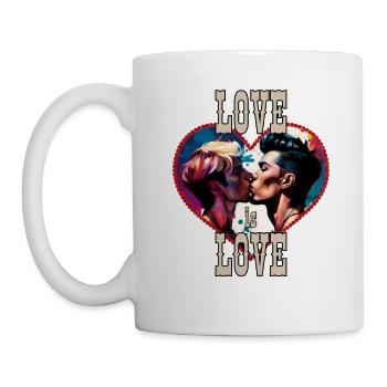 Love is love - Mug - white - Left