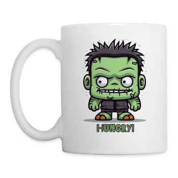 Petit zombie affamé - Mug blanc - blanc - Gauche