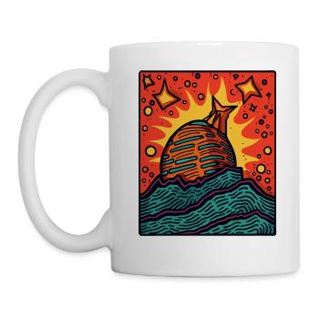 Ein unbekanntes Objekt am Himmel - Tasse - Weiß - Links