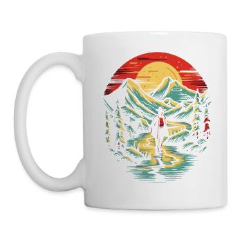 The Lonely Wanderer - Mug - white - Left