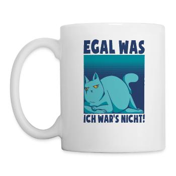Egal Was Ich War s Nicht Arbeit Job Beruf Büro Fun - Tasse - Weiß - Links