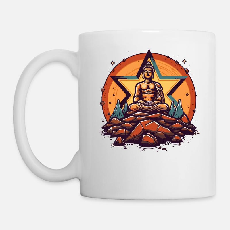 Buddha Star - Tasse - Weiß
