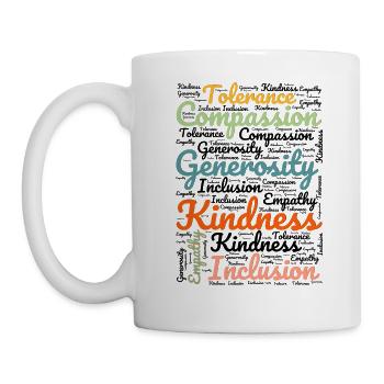 Weltfreundlichkeitstag - World Kindness Day - Mug - white - Left