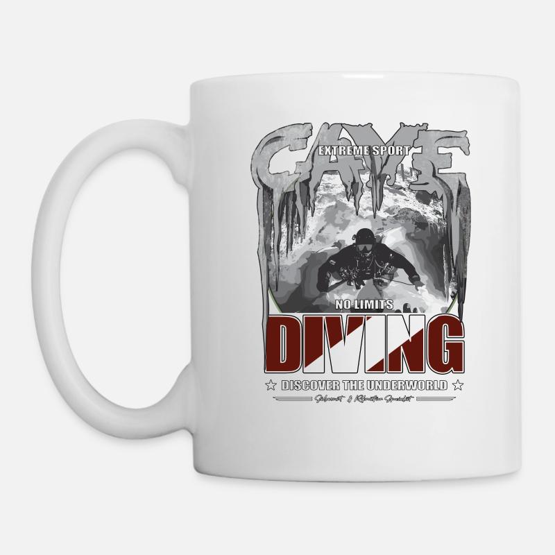 Plongée souterraine Plongée souterraine Cadeau Sports extrêmes - Mug blanc - blanc