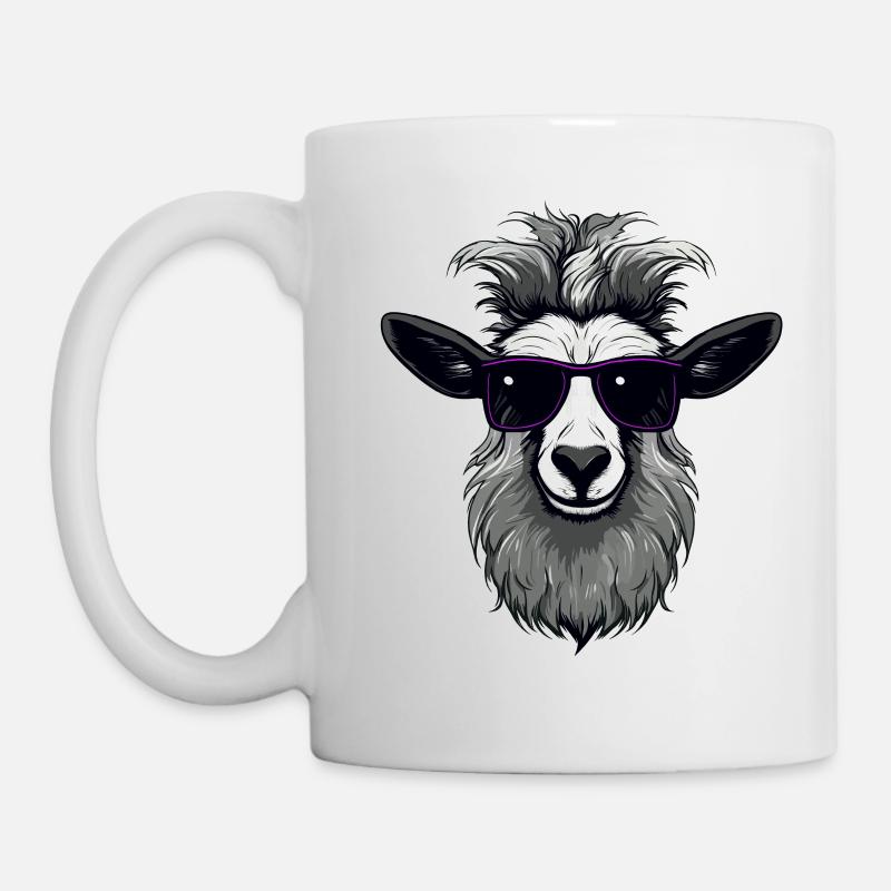 Lustiges Tier Design - Tasse - Weiß