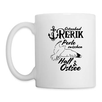 Rerik Ostseebad Rerik Perle zwischen Haff & Ostsee - Tasse - Weiß - Links