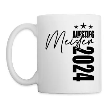 Meister 2024 Aufstiegstrikot Aufstieg 24 - Tasse - Weiß - Links