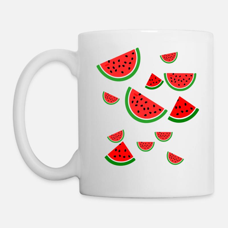 Melon pastèque - Mug blanc - blanc