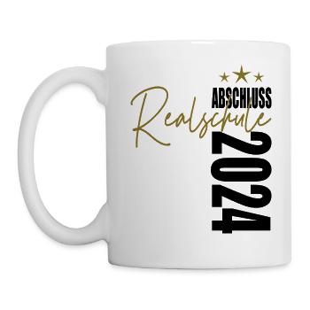 Abschluss 2024 Realschule - Tasse - Weiß - Links