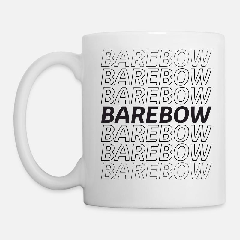 barebow - Tasse - Weiß