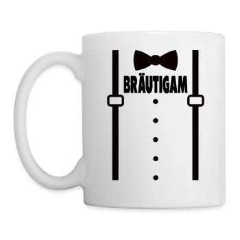 Junggesellenabschied Polterabend Team Bräutigam - Tasse - Weiß - Links
