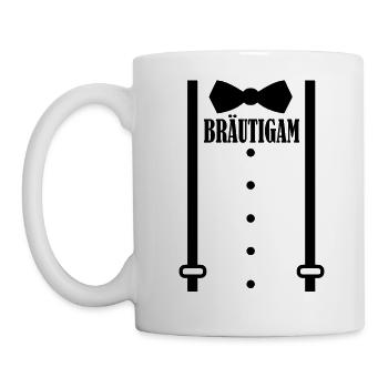 Junggesellenabschied Polterabend Team Bräutigam - Tasse - Weiß - Links