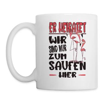 Junggesellenabschied Polterabend Team Bräutigam - Tasse - Weiß - Links