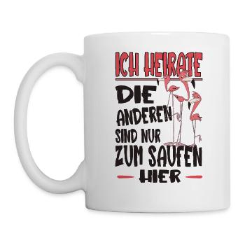 Junggesellenabschied Polterabend Team Bräutigam - Tasse - Weiß - Links