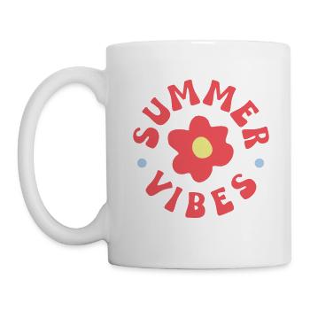 Ambiance estivale - Mug blanc - blanc - Gauche