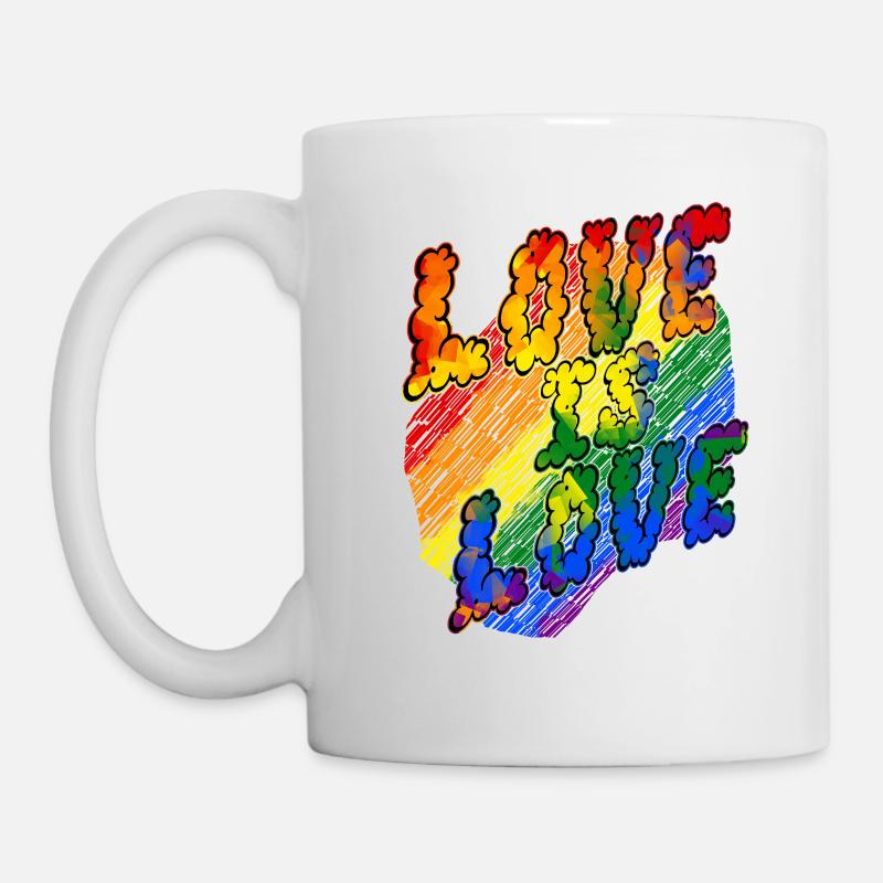 Love is Love pridedesigncontest2024 - Mug - white