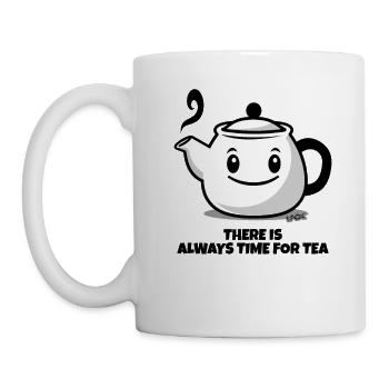 It's always time for tea, the little teapot - Mug - white - Left