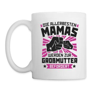 DIE ALLERBESTEN MAMAS GROßMUTTER BEFÖRDERT OMI OMA - Tasse - Weiß - Links