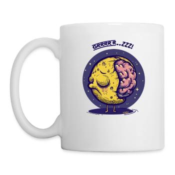 The Sleeping Great Brain of the Moon - Mug - white - Left