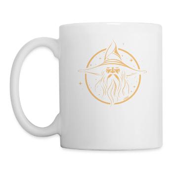 Der gute alte Zauberer - Tasse - Weiß - Links