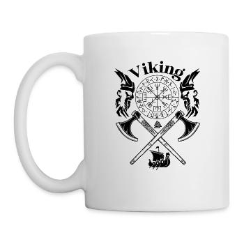 VIKING-Viking SYMBOLES-RUNES VIKINGS - Mug blanc - blanc - Gauche