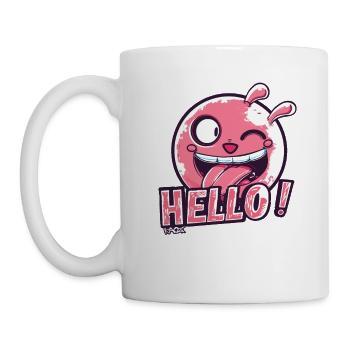 Naughty little monster, hello - Mug - white - Left
