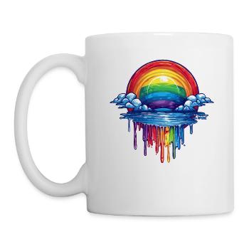 Cloud & Rainbow Portal - Mug - white - Left