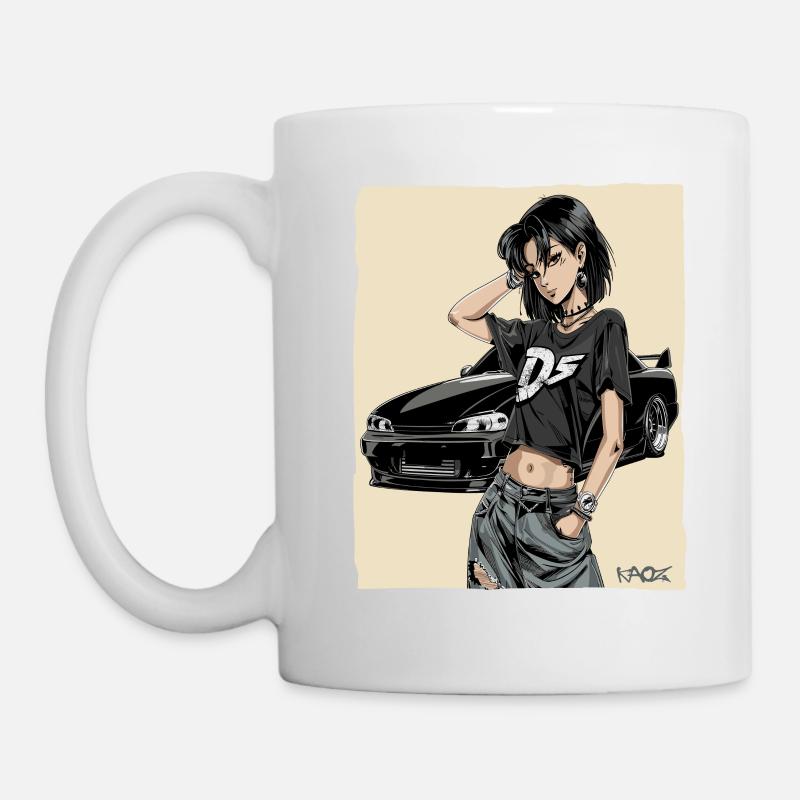 Anime Driver: Japanese JDM Car - Mug - white