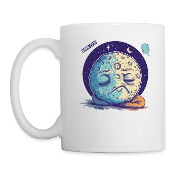 Sleeping Moon Among the Stars - Mug - white - Left