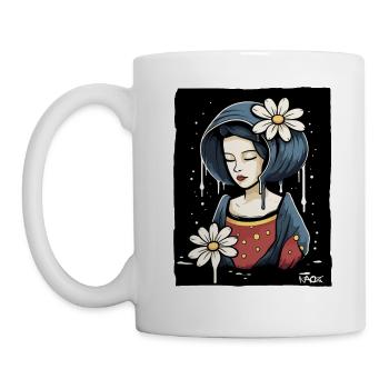 Butterflower Beauty: The Wise Woman - Mug - white - Left