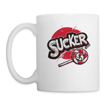 Lollipop lollipop sucks - Mug - white - Left