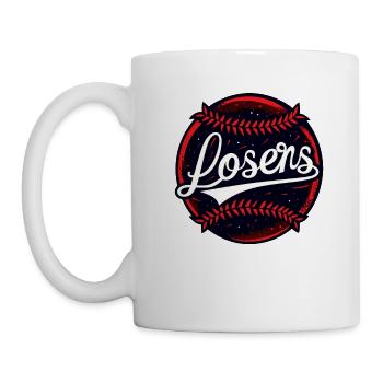 Team für Verlierer - Tasse - Weiß - Links