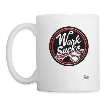 Work is annoying - Mug - white - Left