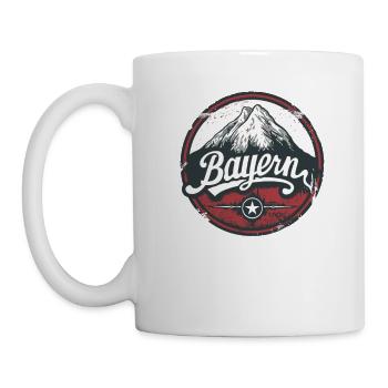 Natur und Berge in Bayern - Tasse - Weiß - Links