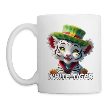 White Tiger - Mug - white - Left