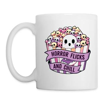 Films d’horreur et frisson - Mug blanc - blanc - Gauche