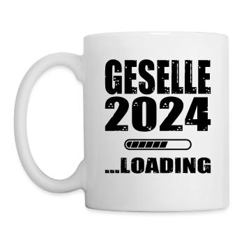Geselle 2024 Loading - Tasse - Weiß - Links