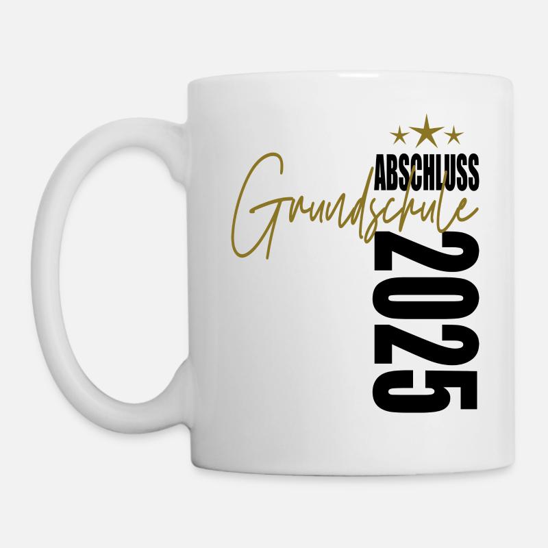 Abschluss 2025 Grundschule - Tasse - Weiß