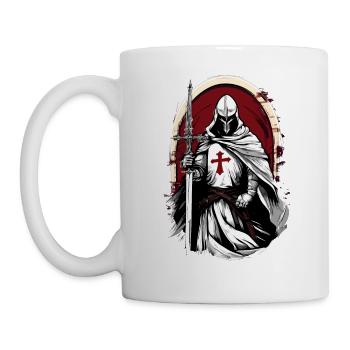 Crusader Knight with - Mug - white - Left