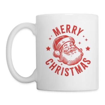 Joyeux Noël Père Noël - Mug blanc - blanc - Gauche