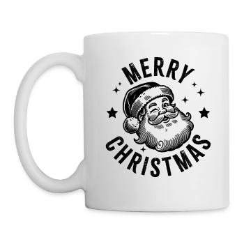 Joyeux Noël Père Noël - Mug blanc - blanc - Gauche