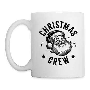 Weihnachts-Crew - Tasse - Weiß - Links