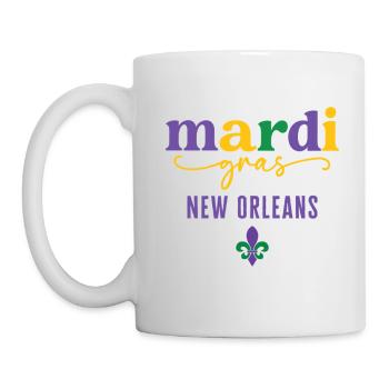 Mardi Gras New Orleans - Mug - white - Left